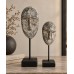 Light & Living ornament Face set-2 beton 